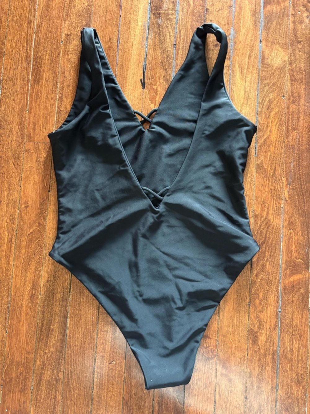 Cami and Jax. Black One-Piece Swimsuit. Size S.